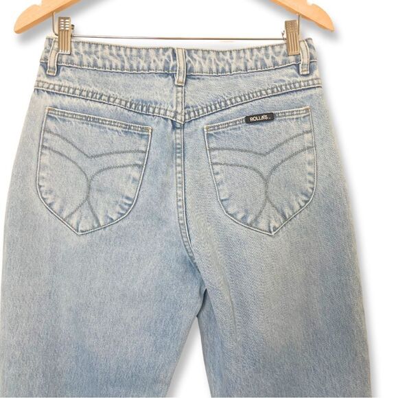 ROLLA’S Original Straight Jeans | High Rise | Sunbleach Worn | Distressed | 30 - Picture 9 of 13